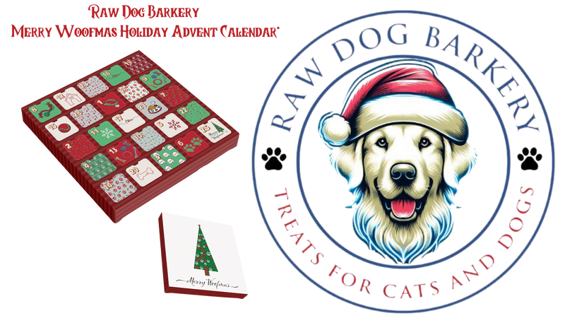 Load image into Gallery viewer, Raw Dog Barkery Merry Woofmas Holiday Advent Calendar
