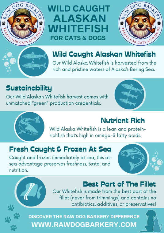 Wild Caught Alaskan Whitefish - Freeze-Dried