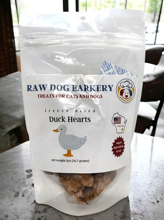 Duck Hearts Freeze-Dried