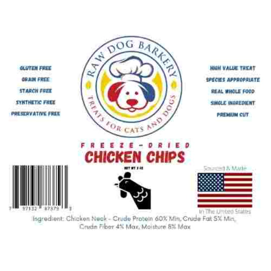 Chicken Chips Freeze-Dried