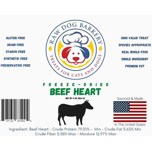 Beef Heart Freeze-Dried