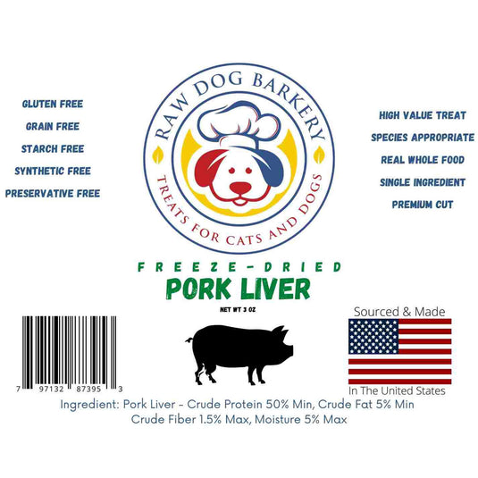 Pork Liver Freeze-Dried