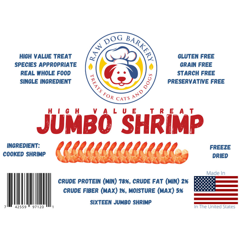 Load image into Gallery viewer, Jumbo Shrimp Freeze-Dried
